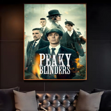 Movie P-Peaky B-Blinders Poster HD art sticky wall waterproof home living room bedroom bar aesthetic decoration