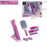 Kids Hair Beauty Makeup Set Girl Simulation Hair Dryer Fashion Styling Tool Pretend Play Children Toys House Gift