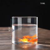 Hydroponics Plants Desktop Glass Planter Vase Glass Vase Transparent Cylinder Flower Vase Bedroom Desktop Home Decoration