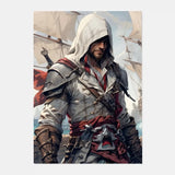 A-Assassins C-Creeds Poster HD art sticky wall waterproof home living room bar decoration