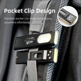 Warsun LED Keychain Flashlight USB-C Rechargeable 600Lm Portable Mini Torch Light Pocket Lantern Flood Work Light With Magnet