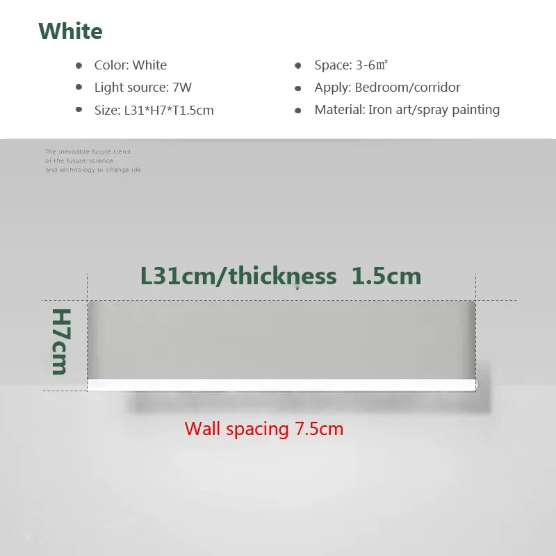 Modern LED Wall Lamp Rotation For Living Dining Room Bedroom Bedside Aluminum Wall Light Indoor Home Decor Wall Sconce Luster