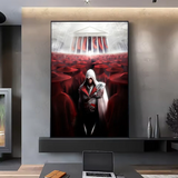 A-Assassins Creed Games Poster HD art sticky wall waterproof home living room bedroom bar aesthetic decoration