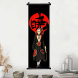 Akatsuki Hot Japanese Anime Poster Scroll Canvas Wall Hanging Painting Home Decor Itachi  Art Room Decoration Kid Gift Didara