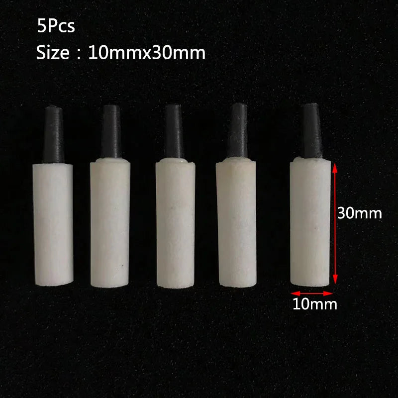 1pcs/5pcs Aquarium Mini Round Mineral Bubble Air Stone Pond Fish Tank Pump Aerator Hydroponic Oxygen Airstone Accessories