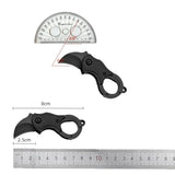 NEW Keychain Pocket Stainless Steel Camping Small Mini Portable Knife Peeler Fixed Blade Multi EDC Tool  with Chain