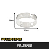Camping Gear for BRS-3000T Super Light Pure Titanium Windproof Ring for SOTOST310 Spider Stove Adaptation Outdoor Equipment New