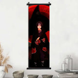 Akatsuki Hot Japanese Anime Poster Scroll Canvas Wall Hanging Painting Home Decor Itachi  Art Room Decoration Kid Gift Didara