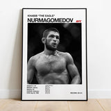 Black and white U-Ultimate Fighting Championship UFC Poster Canvas Print Painting Wall Decor Gym Room Decoration