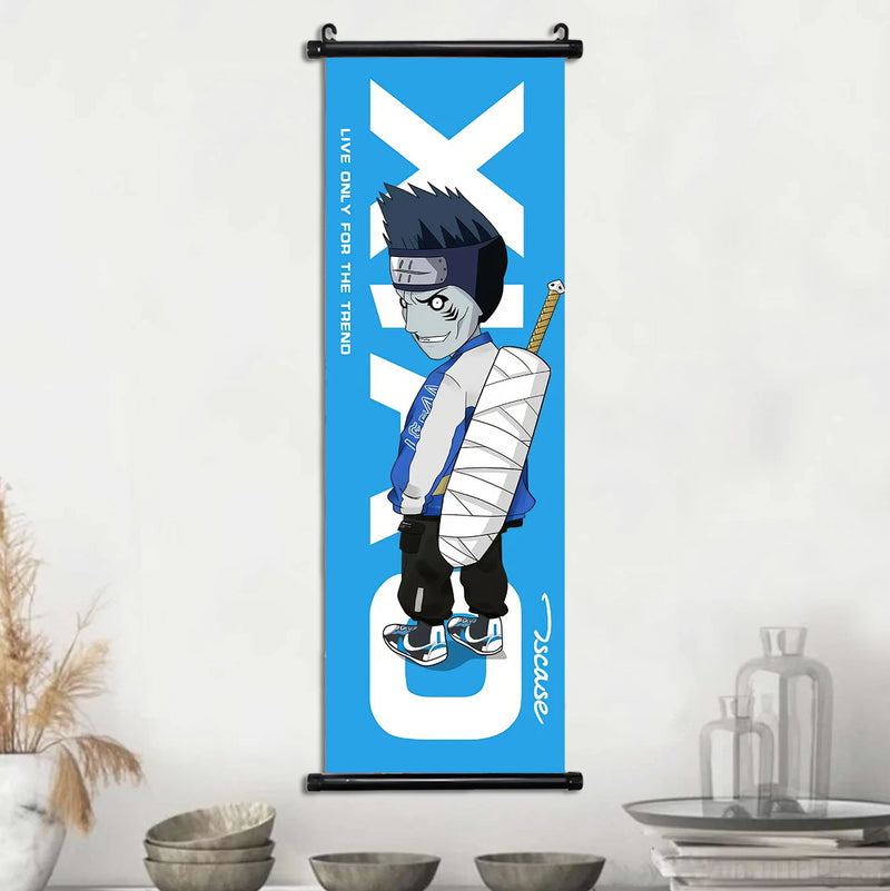 Akatsuki Hot Japanese Anime Poster Scroll Canvas Wall Hanging Painting Home Decor Itachi  Art Room Decoration Kid Gift Didara