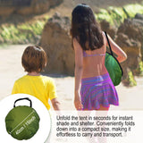 Pop-Up Beach Tent UV-resistant & Waterproof Sun Shade Shelter for Camping