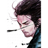 Vagabond Manga Cool Janpan Samurai Poster Sticky Wall Art Printing Waterproof Home Living Bed Room Bar Aesthetic Decor