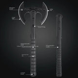 New Outdoor EDC Portable Multifunctional Engineer Axe Camping Survival Tactical Axe Mountaineering Firefighting Hammer Car Tools