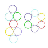 New Outdoor Kids Funny Physical Training Sport Toys Lattice Jump Ring