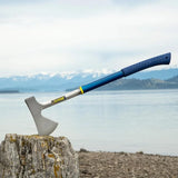 Camper's Axe - 26" Wood Splitting Tool with All Steel Construction & Shock Reduction Grip - E45A