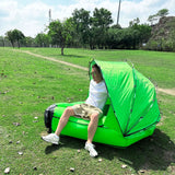 New lazy inflatable sofa mattress, outdoor beach inflatable lazy sofa portable