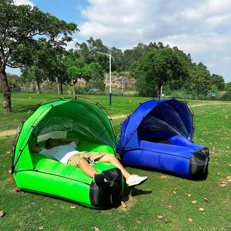 New lazy inflatable sofa mattress, outdoor beach inflatable lazy sofa portable