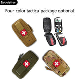 10 Pieces Outdoor Survival Tactical Camping First Aid Equipment Field Emergency Suit Battlefield Should Backpack