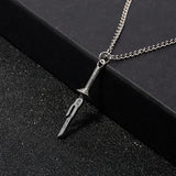Anime Jujutsu Kaisen Fushiguro Toji Sword Necklace Spear of Tianri Knife Pendant Cosplay Necklaces For Unisex Choker Jewelry