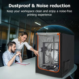 YOOPAI 3D Printer Enclosure with LED light For Creality Ender series Fireproof Dustproof Constant Temperature  Easy install
