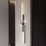 Modern LED Wall Lamp Remote Control 60/80/100CM Wall Sconce For Living Room Bedroom Hallway Bedside Home Decor Led Lights Lustre