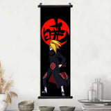 Akatsuki Hot Japanese Anime Poster Scroll Canvas Wall Hanging Painting Home Decor Itachi  Art Room Decoration Kid Gift Didara
