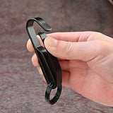 Molle Webbing Buckle Stainless Steel Keychain Waist Hanging Car Keyring Anti-Lost Keys Clip Belt Buckle Outdoor Buckle