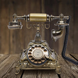 Vintage Telephone Turntable Telephone Fiberglass Phone Board Decorative Telephone For Home Office Hotel Art Galleries