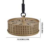 WELLHIKE Hollow Mosquitoes Coil Tray with Cover Repellent Incense Box Coil Burner Ultralight Gadgets for Outdoor Camping Hiking
