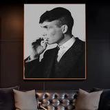 Movie P-Peaky B-Blinders Poster HD art sticky wall waterproof home living room bedroom bar aesthetic decoration