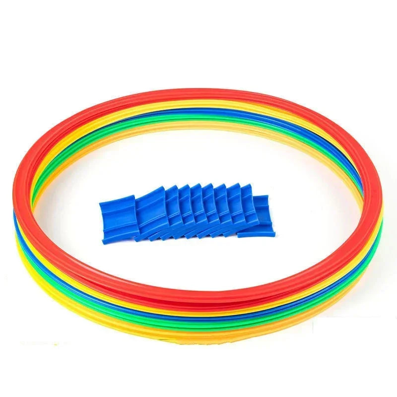 New Outdoor Kids Funny Physical Training Sport Toys Lattice Jump Ring