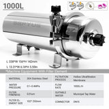 SEPYUE Whole House High Flow Water Filter System 1000L-8000L Stainless Steel Mineral Water Filter Reusable PVDF Lasts 5 Years