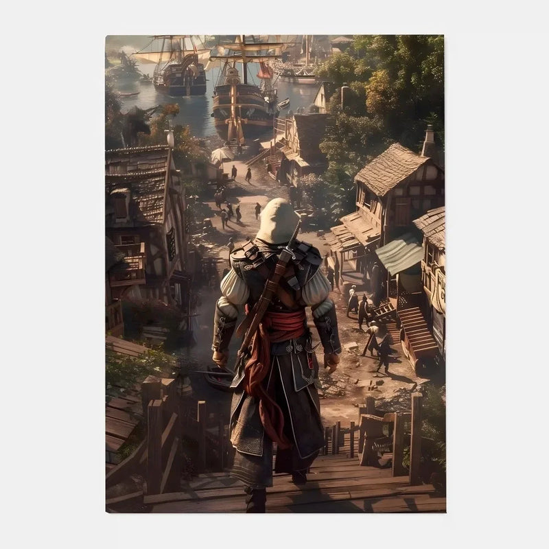 A-Assassins C-Creeds Poster HD art sticky wall waterproof home living room bar decoration