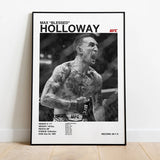 Black and white U-Ultimate Fighting Championship UFC Poster Canvas Print Painting Wall Decor Gym Room Decoration
