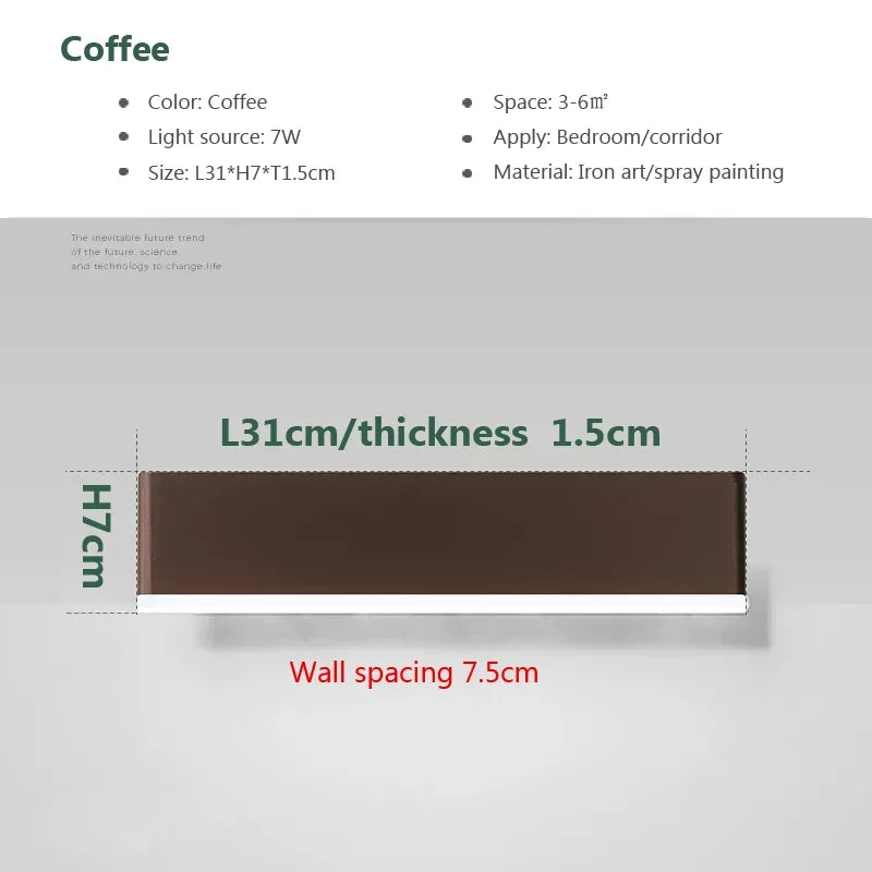 Modern LED Wall Lamp Rotation For Living Dining Room Bedroom Bedside Aluminum Wall Light Indoor Home Decor Wall Sconce Luster