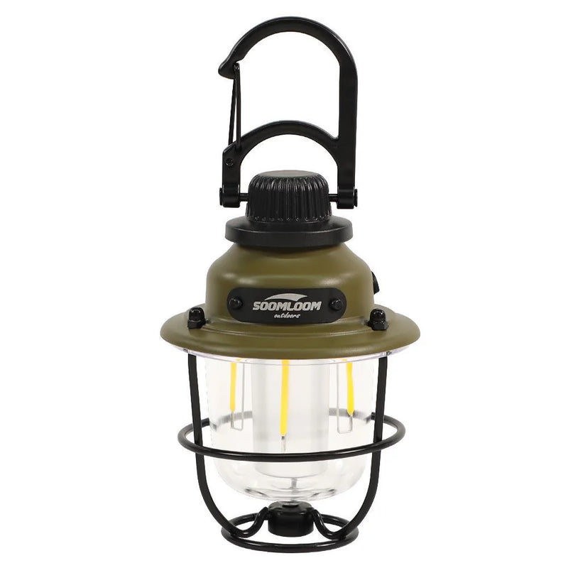 Soomloom Rechargeable LED Camping Lights Retro Waterproof Artichoke Lantern Camping Artichoke Lamp for Outdoor Hiking 1800-6500K
