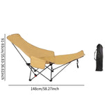 Folding Chaise Lounge Chair Reclining Chair Lightweight Foldable recliner Lounger for Camping Hiking Garden Outdoor Traveling