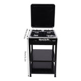 4/5 Burners Independent Control Natural Gas Stove Removable Propane Gas Stove with Cover for Outdoor Camping RV Travel