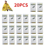 5-30pcs Outdoor Emergency Survival Blanket First Aid Rescue Kit Waterproof Waterproof Foil Thermal Camping Military Blanket Hot
