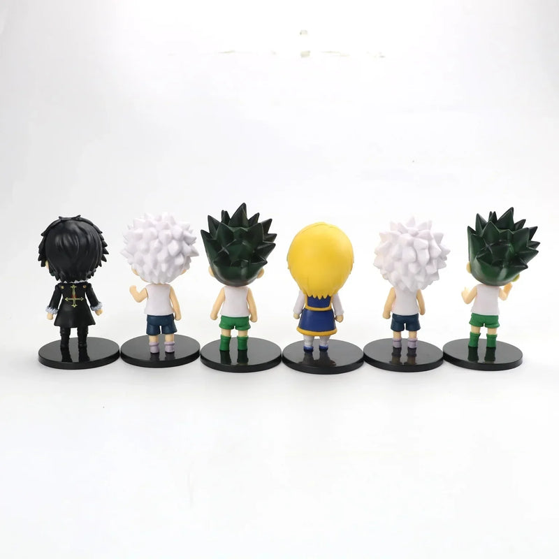 Random 1Pc 10cm Hunter x Hunter Action Figure Toys PVC Cartoon Jay Flix Hisoka Kurapika Model Animation Doll Toys Kid Gift