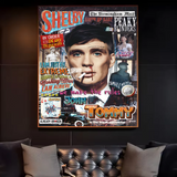 Movie P-Peaky B-Blinders Poster HD art sticky wall waterproof home living room bedroom bar aesthetic decoration