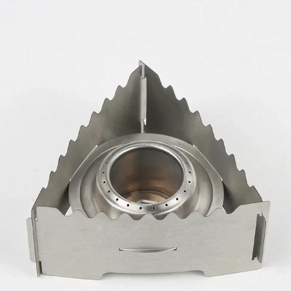 Durable 1 Set of Alcohol Stove Lightweight Outdoor Camping Stove Alcohol Tabletop Burner Mini Stainless Steel Picnic Parts