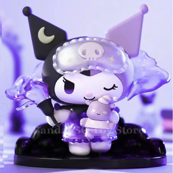 Genuine Sanrio Kuromi Figure Werewolf Killing Series Action Figurine Anime Halloween Model Collection Pvc Statue Doll Toy Gift