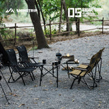 ShineTrip Outdoor Camping Foldable Portable Chair Aluminum Alloy High Back Recliner Fishing Picnic Equipment Chair