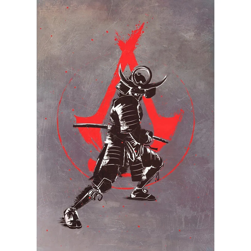 Game Assassin C-Creed Poster Home Living Room Wall Art Garage Room Decor
