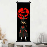 Akatsuki Hot Japanese Anime Poster Scroll Canvas Wall Hanging Painting Home Decor Itachi  Art Room Decoration Kid Gift Didara