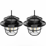 LED Camping Lantern Retro Hanging Light Portable Stepless Dimming Waterproof Rechargeable Outdoor Camping and Emergency Lighting
