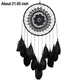 Feather Dream Catcher Indian Style Wall Hanging Wind Chimes For Car Ornaments Room Decor with Rattan Bead Dreamcatchers