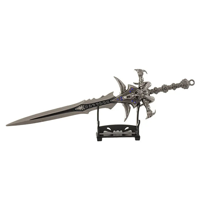 Frostmourne Swords World of Warcraft Lich King Weapon Sheepshead Sword Gift Box Metal Katana Model Safety Knife Studded Toys Boy