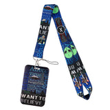 Killer Halloween Horror Movie Lanyard for Keychain ID Card Cover Passport Student Phone USB Badge Holder
